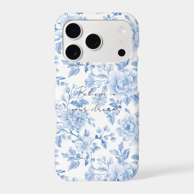 Blue White Flowers (Back)
