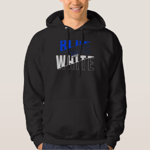 Blue White Football Game Day Group Shirt for High