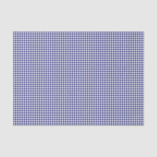 Blue-White Gingham-TISSUE WRAPPING PAPER