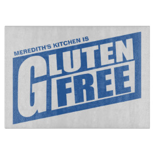 Blue & White Gluten Free Cutting Board