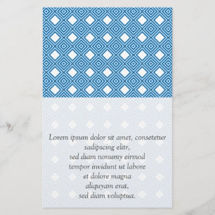 Blue, white, grey flyer