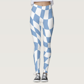Blue white Leggings
