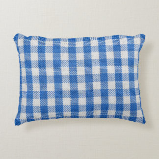 Blue-white lined dining clothes. decorative cushion
