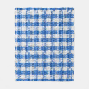 Blue-white lined dining clothes. fleece blanket