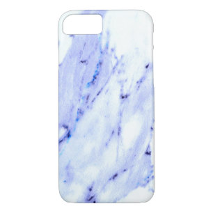 Blue White Marble stone granite  iPhone 8/7 Case