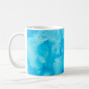 Blue White marble texture with natural patternabst Coffee Mug