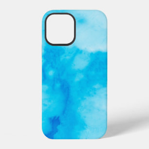Blue White marble texture with natural patternabst iPhone 12 Case