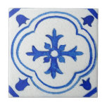 Blue White Patterned Mediterranean Watercolor Ceramic Tile<br><div class="desc">Take your home renovation to the Mediterranean with our Blue & White Patterned Mediterranean Watercolor Ceramic Tile! This beautiful tile is sure to take your space up a notch with its unique blend of colours and styles. The blue hues in this tile blend invoke an ocean-side atmosphere, while the patterned...</div>