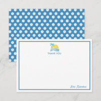 Blue White Personalised Monogram Pickleball Sun