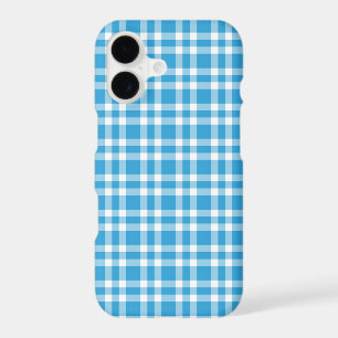 Blue White Plaid Pattern
