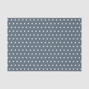 BLUE & WHITE POLKA DOTS TISSUE PAPER