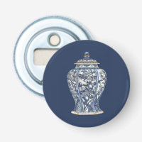 Blue & White Porcelain Vase by Vision Studio