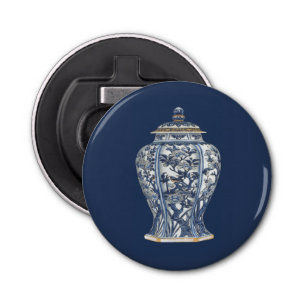 Blue & White Porcelain Vase by Vision Studio Bottle Opener