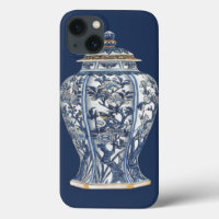 Blue & White Porcelain Vase by Vision Studio