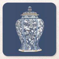 Blue & White Porcelain Vase by Vision Studio