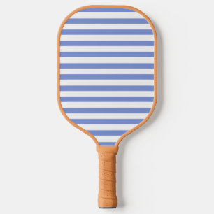 Blue & white Red Cabana Stripes Pickleball Paddle