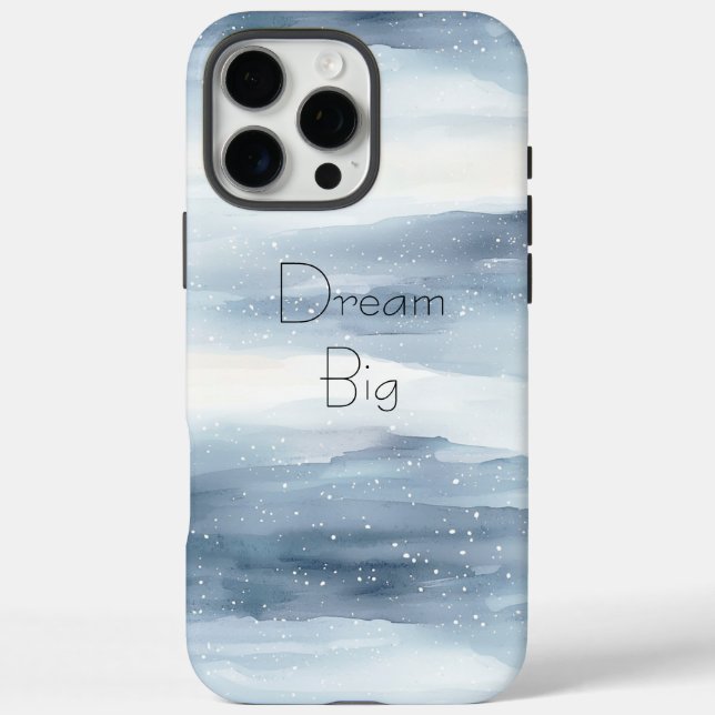 Blue White Snowflakes Case-Mate iPhone Case (Back)