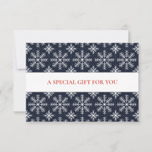 BLUE WHITE SNOWFLAKES CHRISTMAS SPECIAL