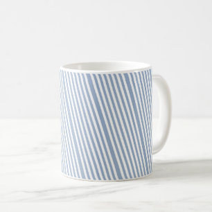 Blue & White Stripe Mug 