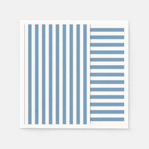 blue white stripe pattern napkin