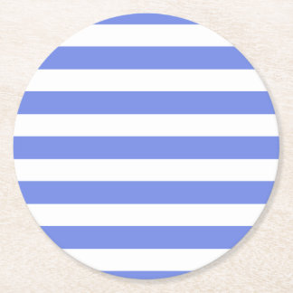 Blue/White stripes coaster set