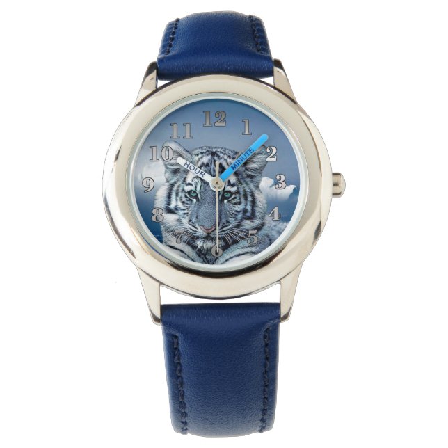 Blue White Tiger Watch (Front)