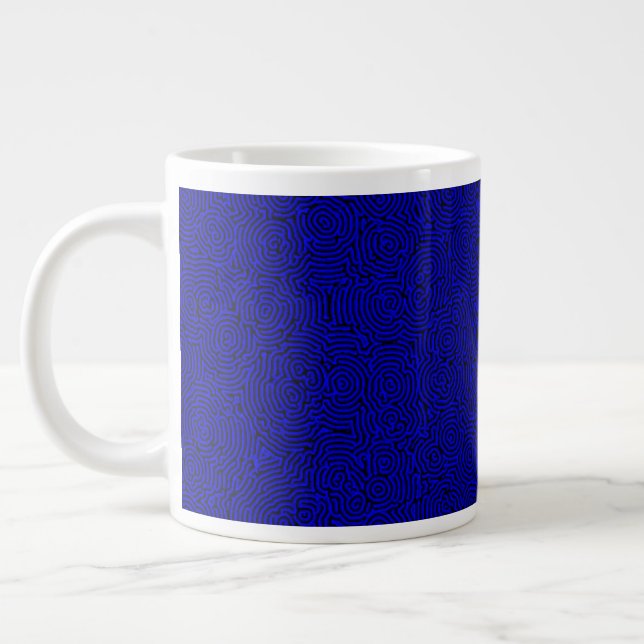 Blue Whorls 20oz Mug (Left)