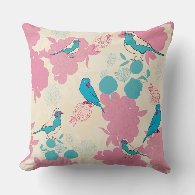 Blue wigs cushion (Front)