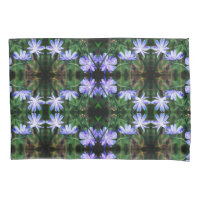 Blue Wild Chicory Flowers Pattern