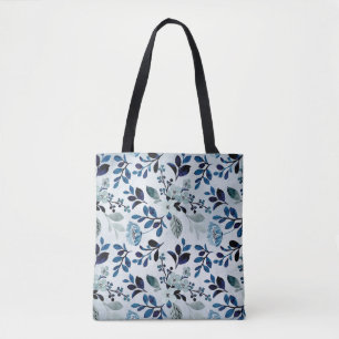 Blue Wildflower Mountain Meadows Tote Bag