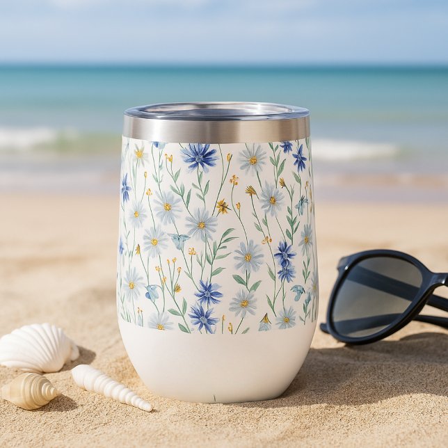 Blue Wildflower Watercolor (Creator Uploaded)