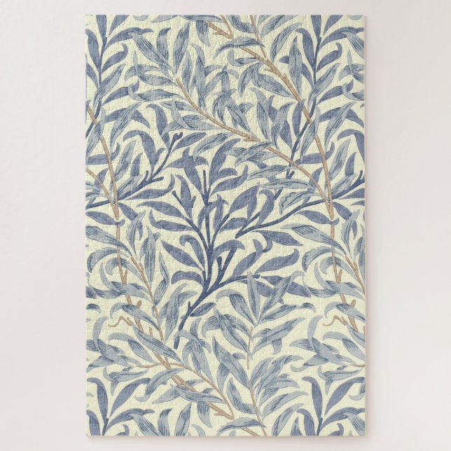 Blue Willow Bough (by William Morris) Jigsaw Puzzle (Vertical)