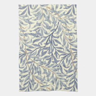 Blue Willow Bough (by William Morris) Tea Towel