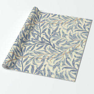 Blue Willow Bough (by William Morris) Wrapping Paper