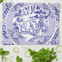 Blue Willow China Pattern with Personalised Name