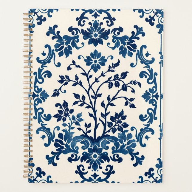 Blue Willow China Print Planner (Front)