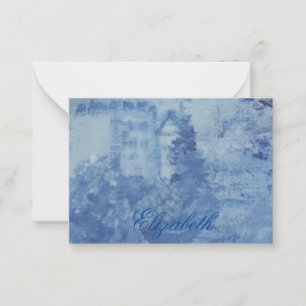 Blue Willow Chinoiserie Ginger Jars Jar  Card