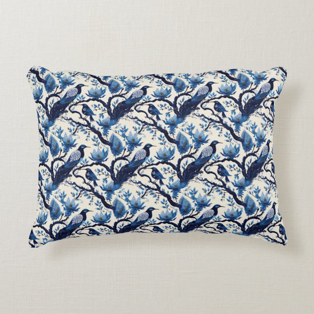 Blue Willow Decorative Cushion (Front)