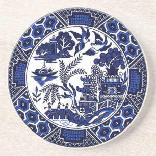 Blue Willow Design Coasters