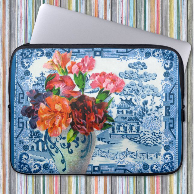 Blue Willow Laptop Sleeve (Creator Uploaded)