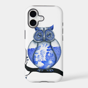 Blue Willow Owl