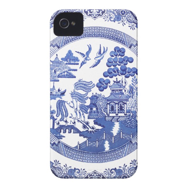 Blue Willow pattern Case-Mate iPhone Case (Back)