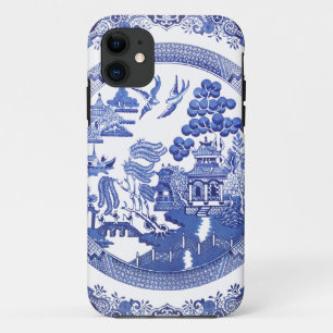 Blue Willow pattern iPhone 11 Case