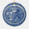 Blue Willow Round Ornament 2 Images