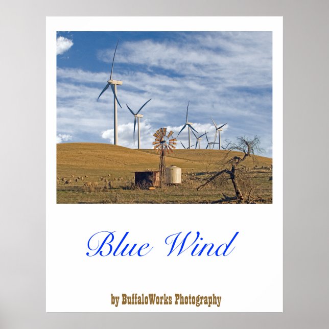 Blue Wind Poster (Front)