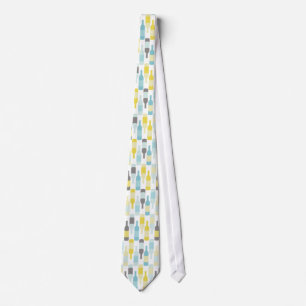 blue wine mens neck tie