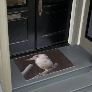 Blue-winged kookaburra doormat
