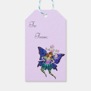 Blue Winged Pixie Gift Tags