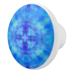 Blue Wings Ceramic Knob