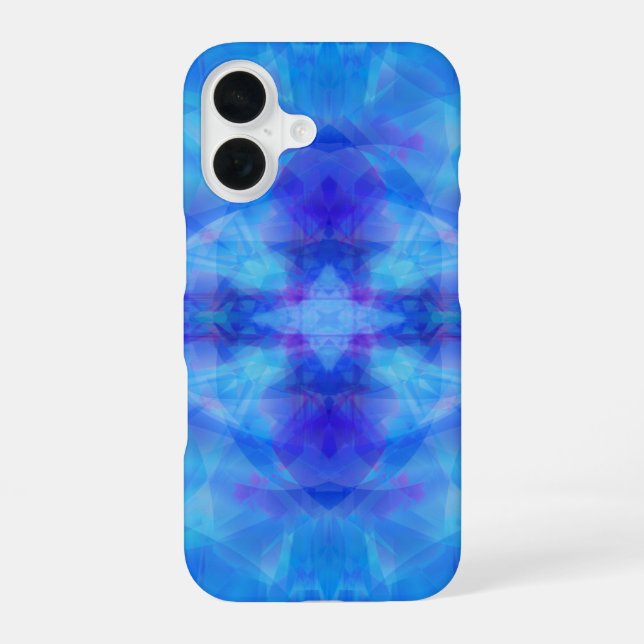 Blue Wings iPhone 16 Case (Back)